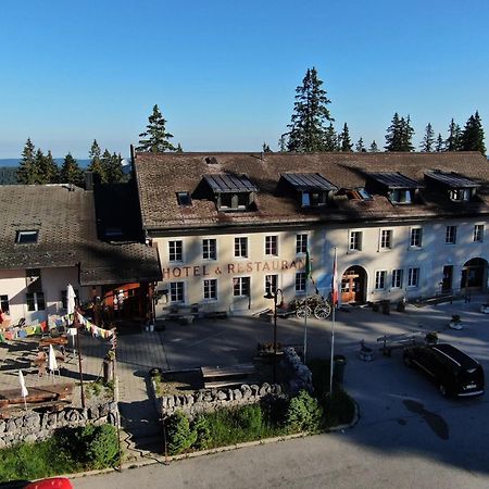 Hotel Restaurant Du Marchairuz Le Brassus Exterior photo